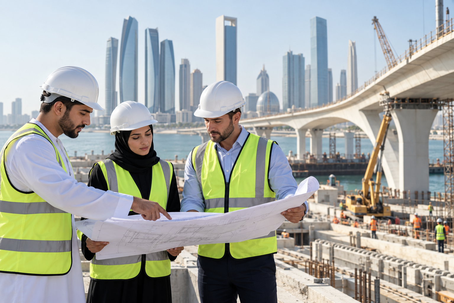 Illustration of project coordination and technical supervision