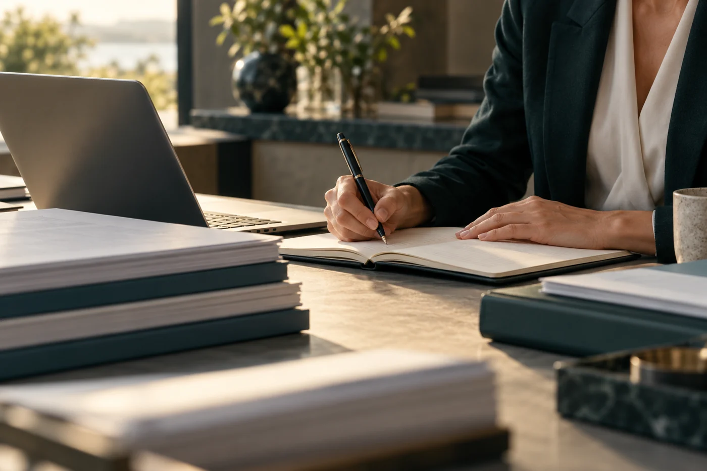 Illustration of technical document preparation